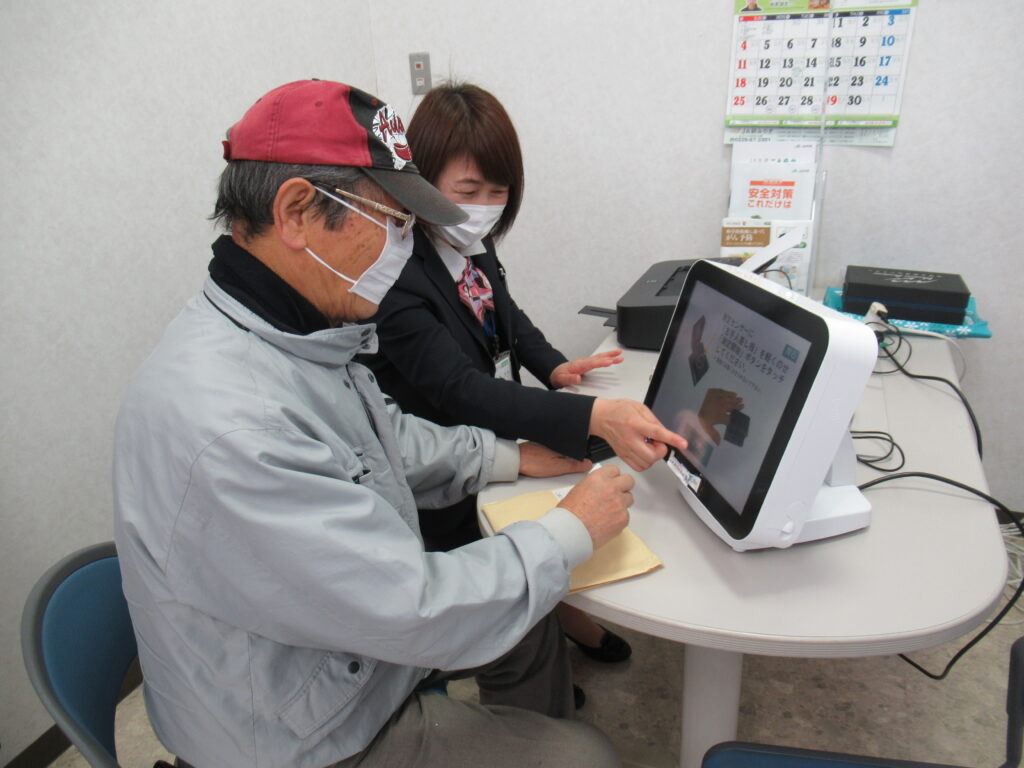 健康・介護相談カフェを利用する来店者